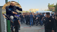  اللد: تشييع جثمان الشاب واصف مروان حسنين ضحية حادث الطرق 